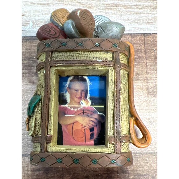 Sports & Bear-Themed Mini Magnet Picture Frame Set Of 3 - Picture 3 of 5